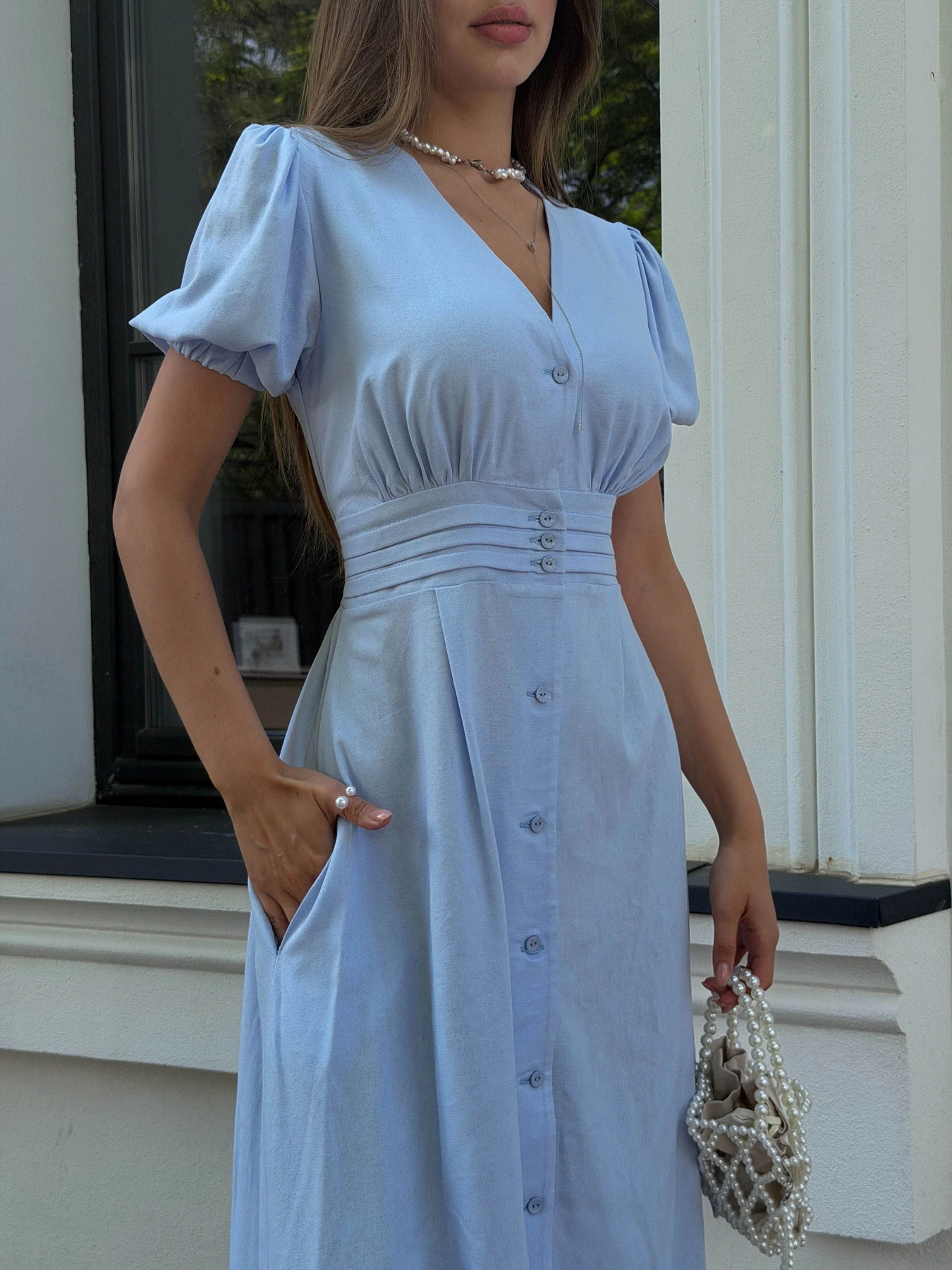 Платья Jadone Fashion модель Eliya_blue Фото