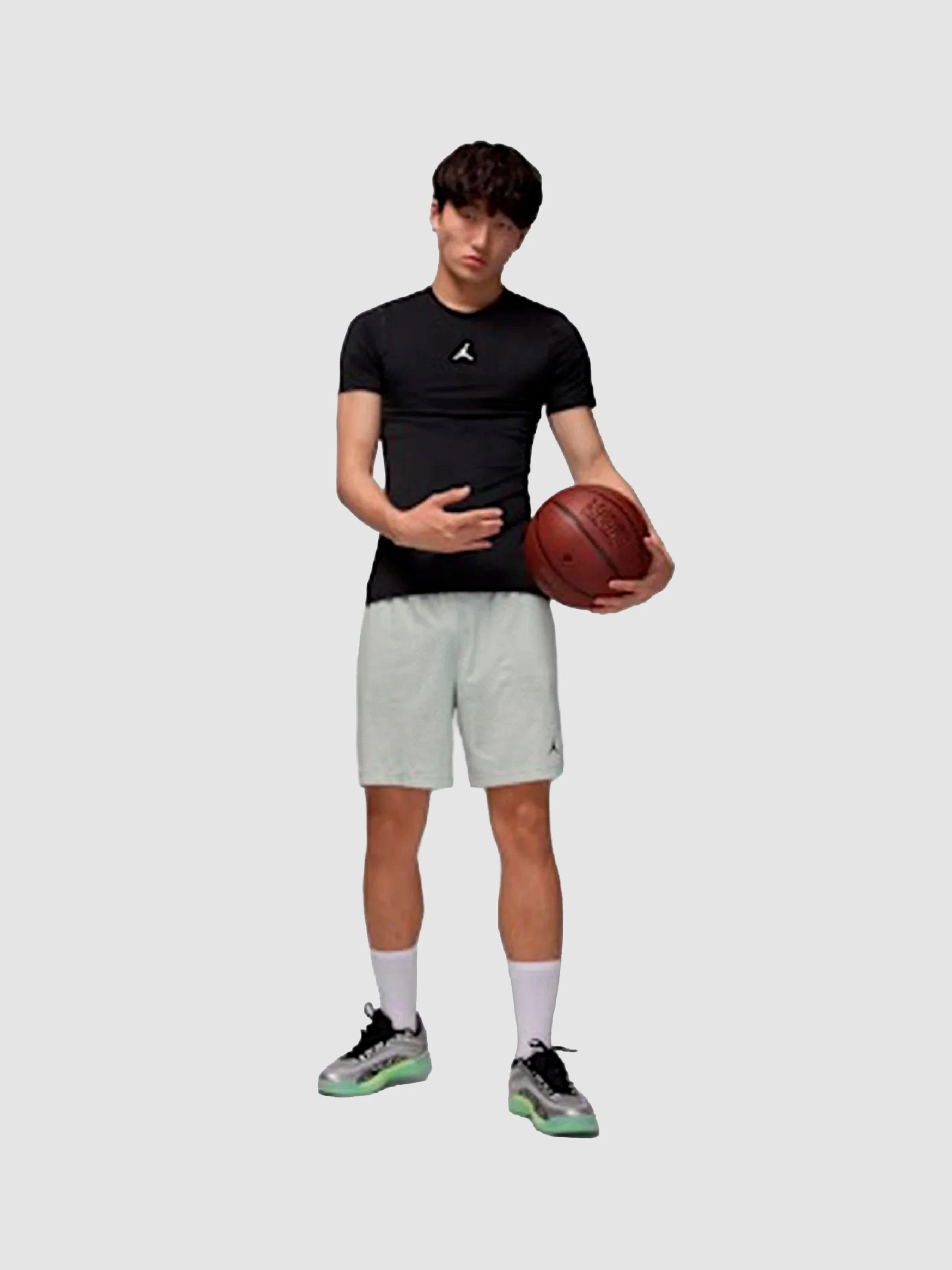 Чоловіча Футболка Jordan Dri-Fit Short-Sleeve Base Layer Top Black фото 3