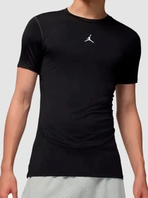 Футболки и поло Jordan Dri-Fit Short-Sleeve Base Layer Top Black модель HV4099-010 Фото