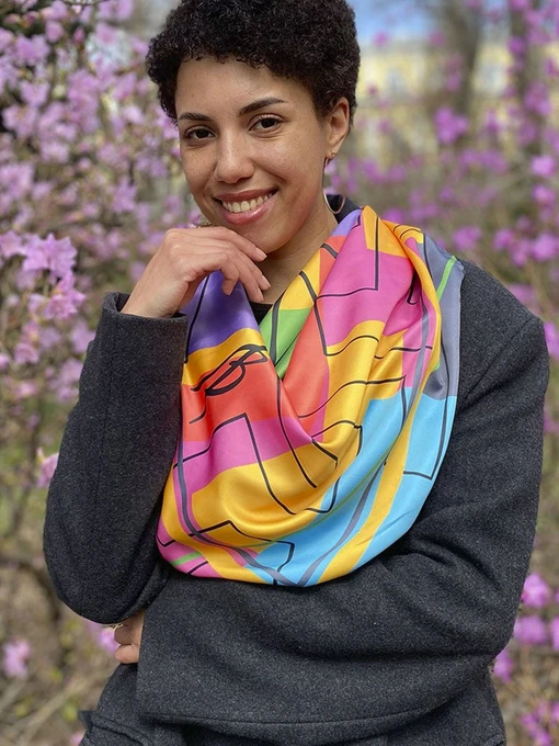 MyScarf Basic Хустка колір мультиколор фото 2