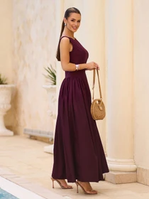 Платья ISSA Plus модель 15727_темно-бордовый Фото