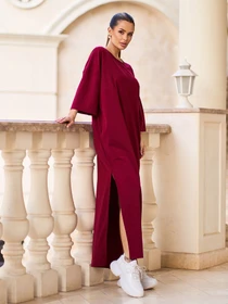 Платья ISSA Plus модель 15731_бордовый Фото