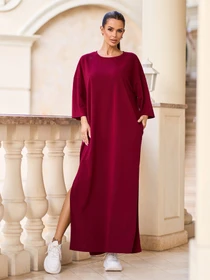 Сукні ISSA Plus модель 15731_бордовый Фото