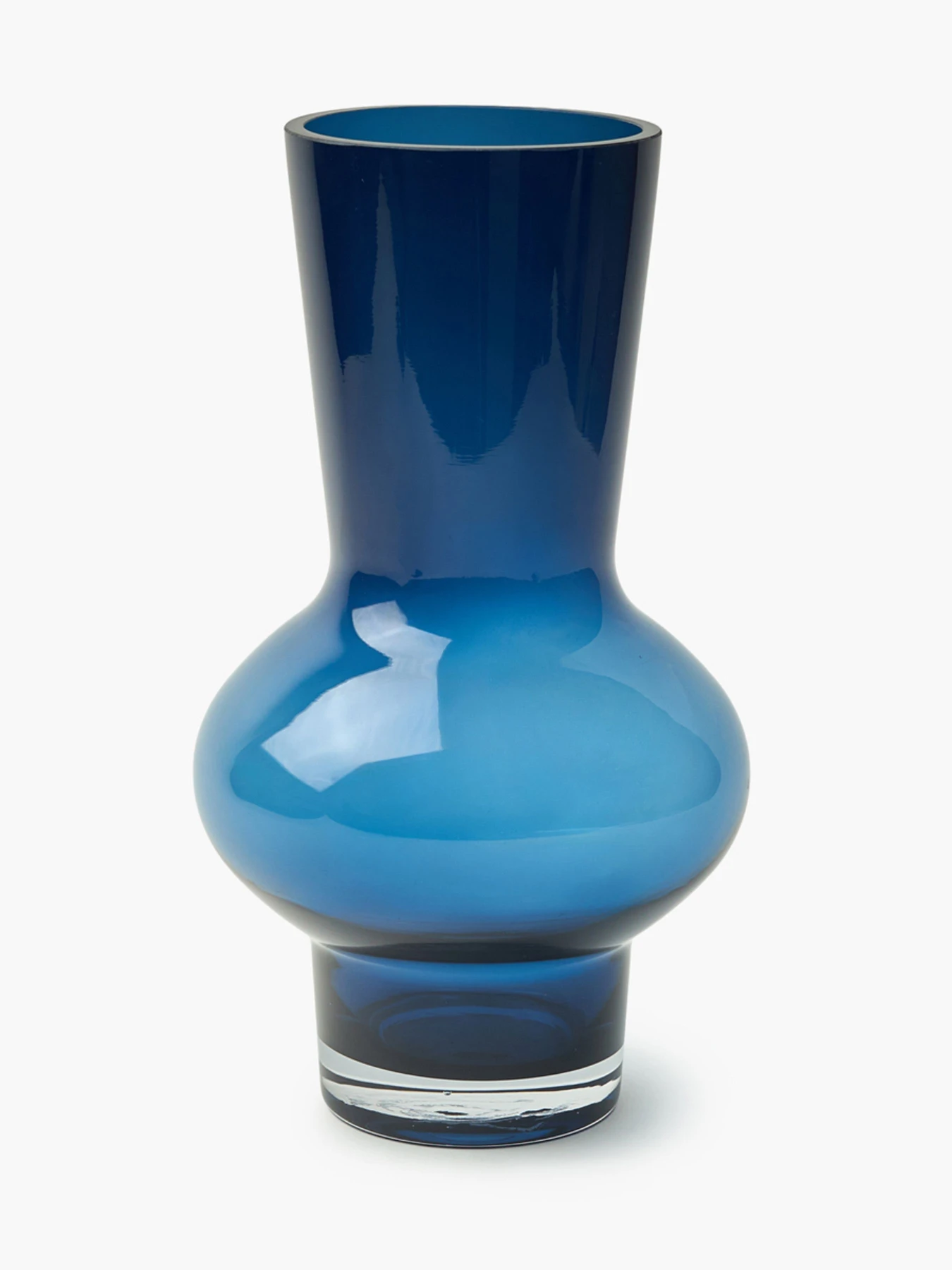 Ваза стеклянная "Электра" темно-синяя MBM HOME модель VB-07 DARK BLUE Ваза стеклянная "Электра" темно-синяя MBM HOME модель VB-07 DARK BLUE Фото