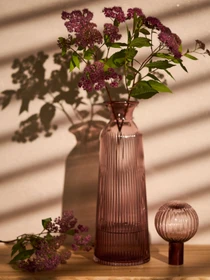 Графин скляний "Ар Деко" рожевий MBM HOME модель VB-12 PINK Фото