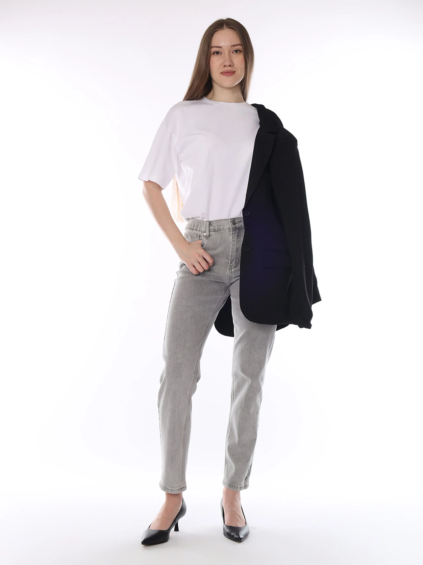 Джинсы YUKI модель ЦБ-00290491 Джинсы YUKI модель ЦБ-00290491 Фото