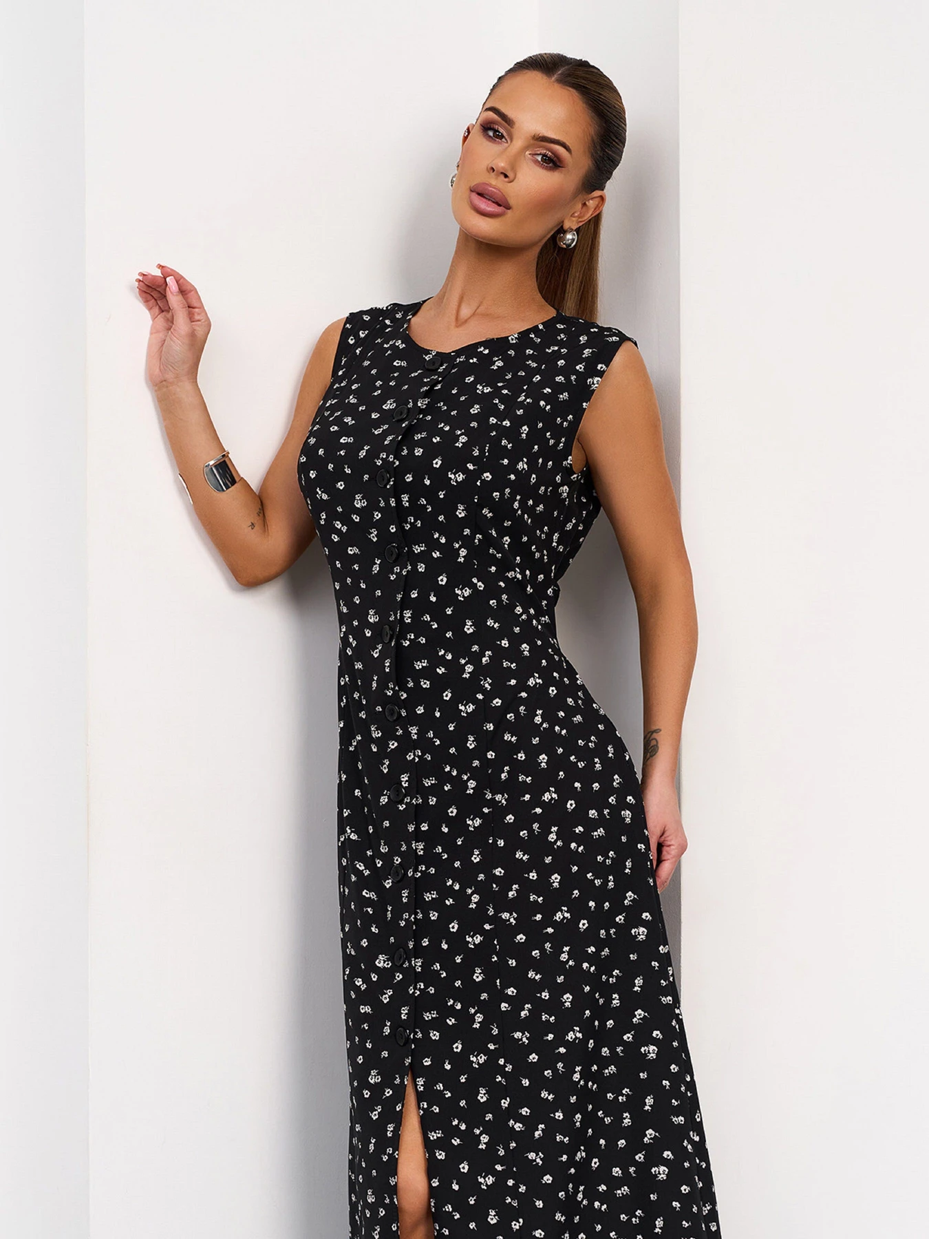 Платья ISSA Plus модель 15739_черный Платья ISSA Plus модель 15739_черный Фото