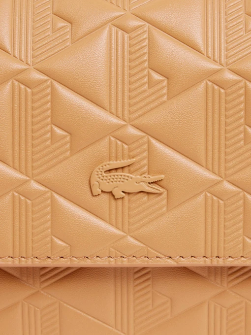 Lacoste Шолдер бег колір бежевий фото 3
