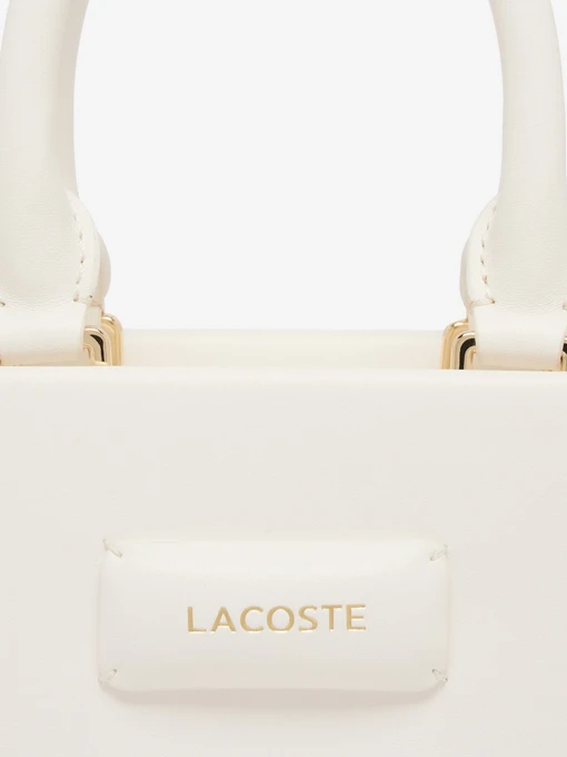 Lacoste Крос-боді колір бежевий фото 3