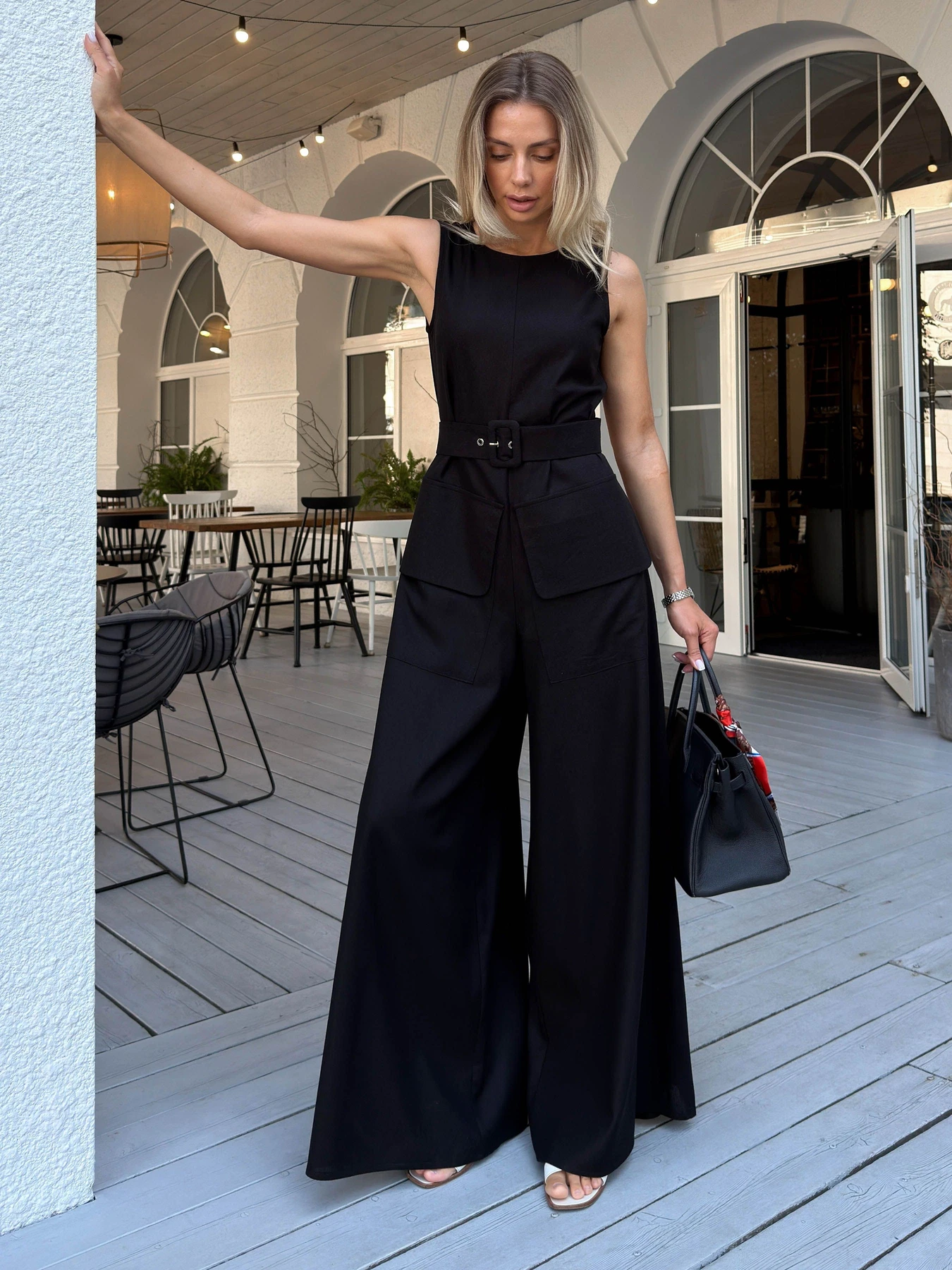 Комбинезоны Jadone Fashion модель Viva_chorne Фото