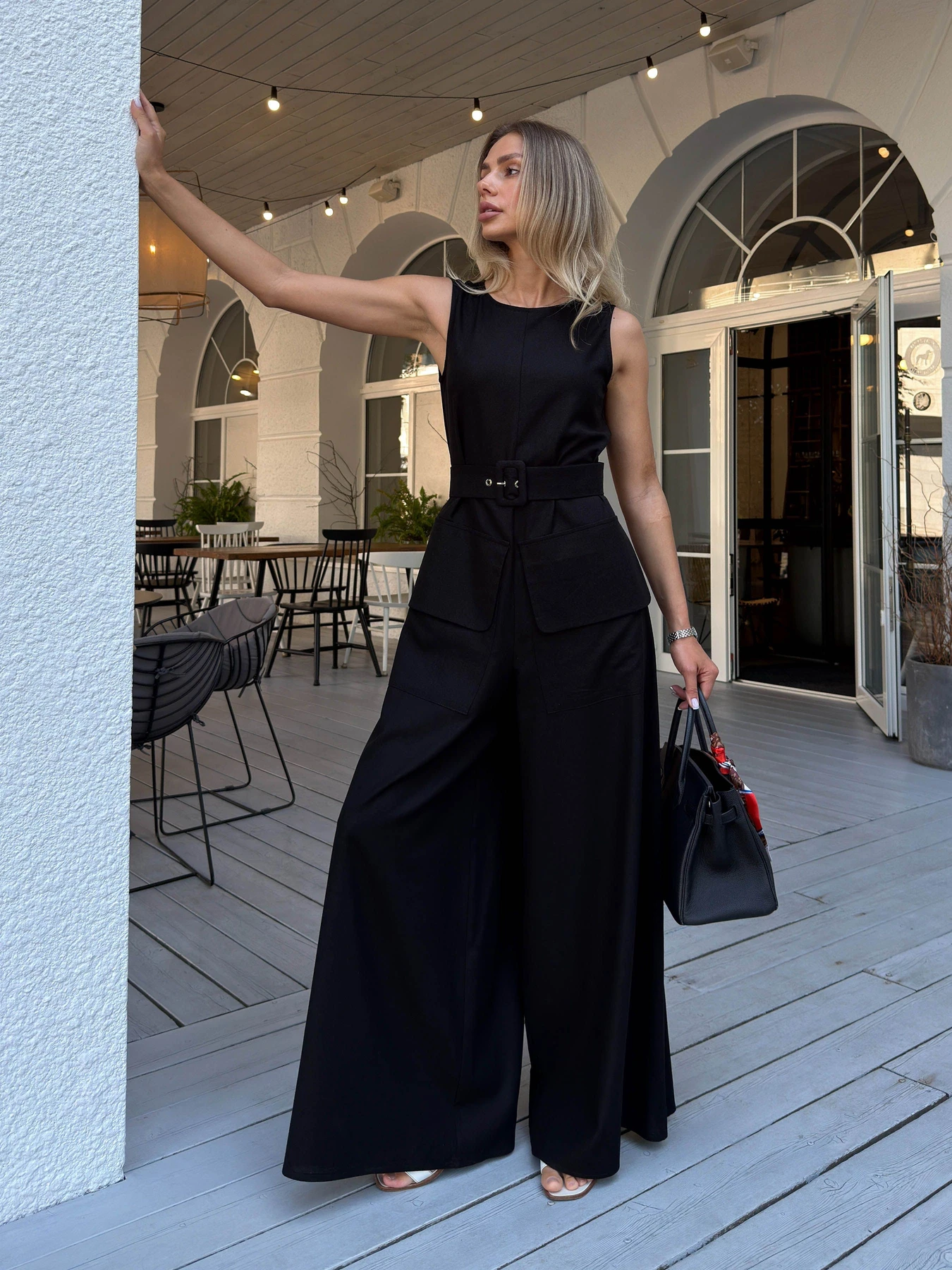 Комбинезоны Jadone Fashion модель Viva_chorne Фото