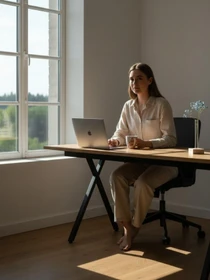 Ваза-пробірка для квітів на дерев’яній підставці декоративна mini loft ваза для дому та офісу Botte модель V_a1se Фото