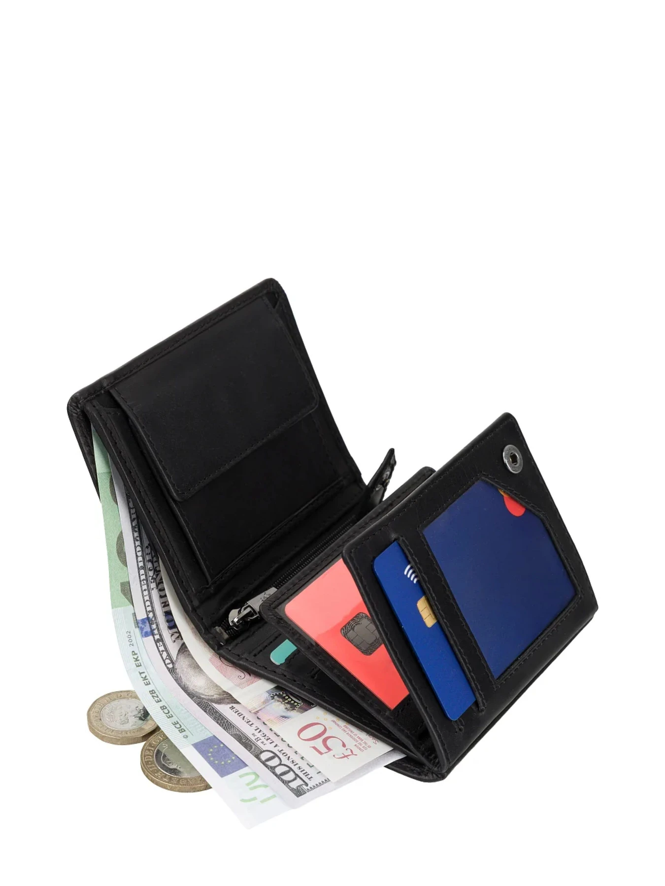 Гаманці Visconti модель 708 BLK Гаманці Visconti модель 708 BLK Фото