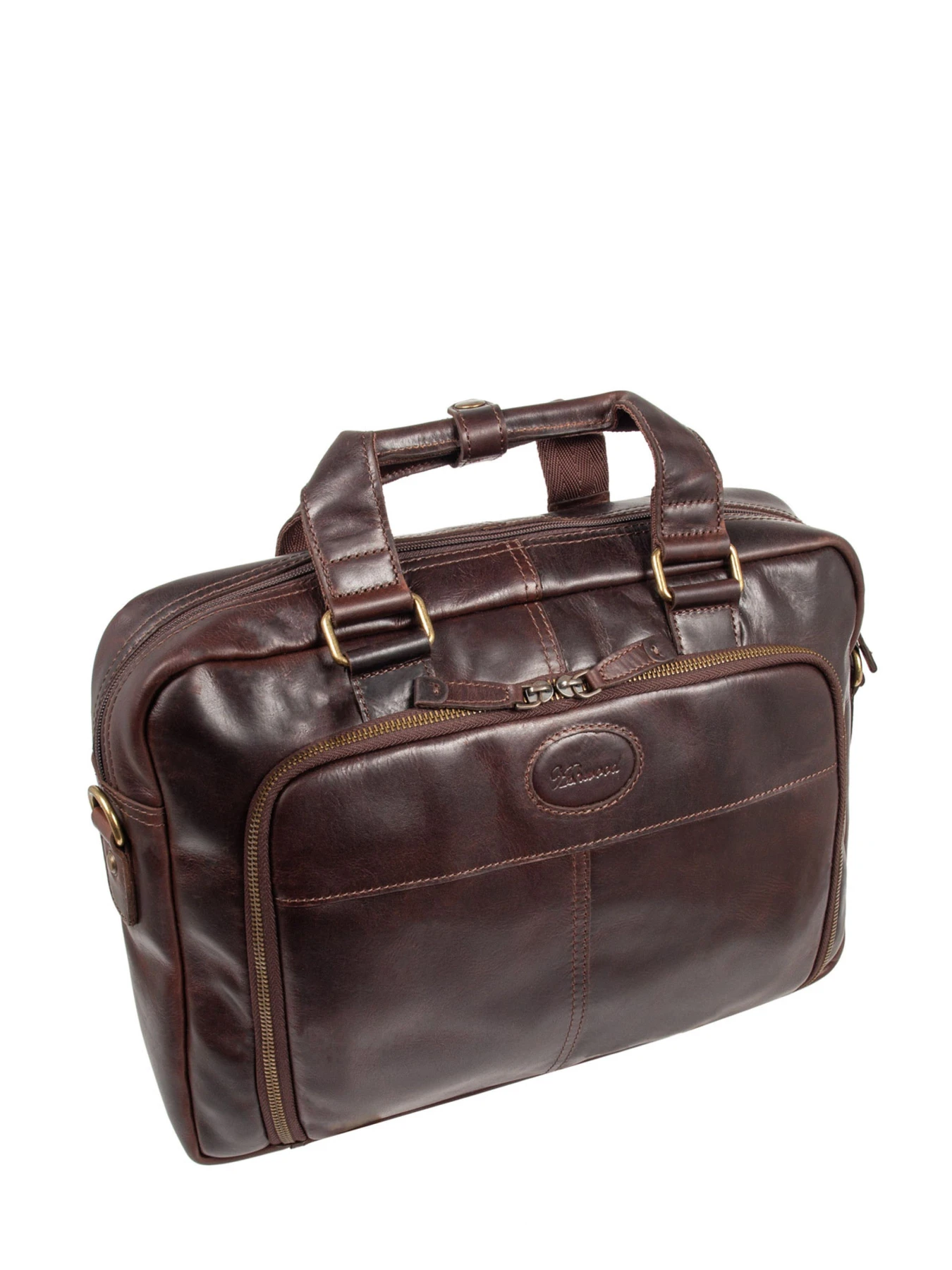 Сумки Ashwood Leather модель 8143 BROWN Сумки Ashwood Leather модель 8143 BROWN Фото