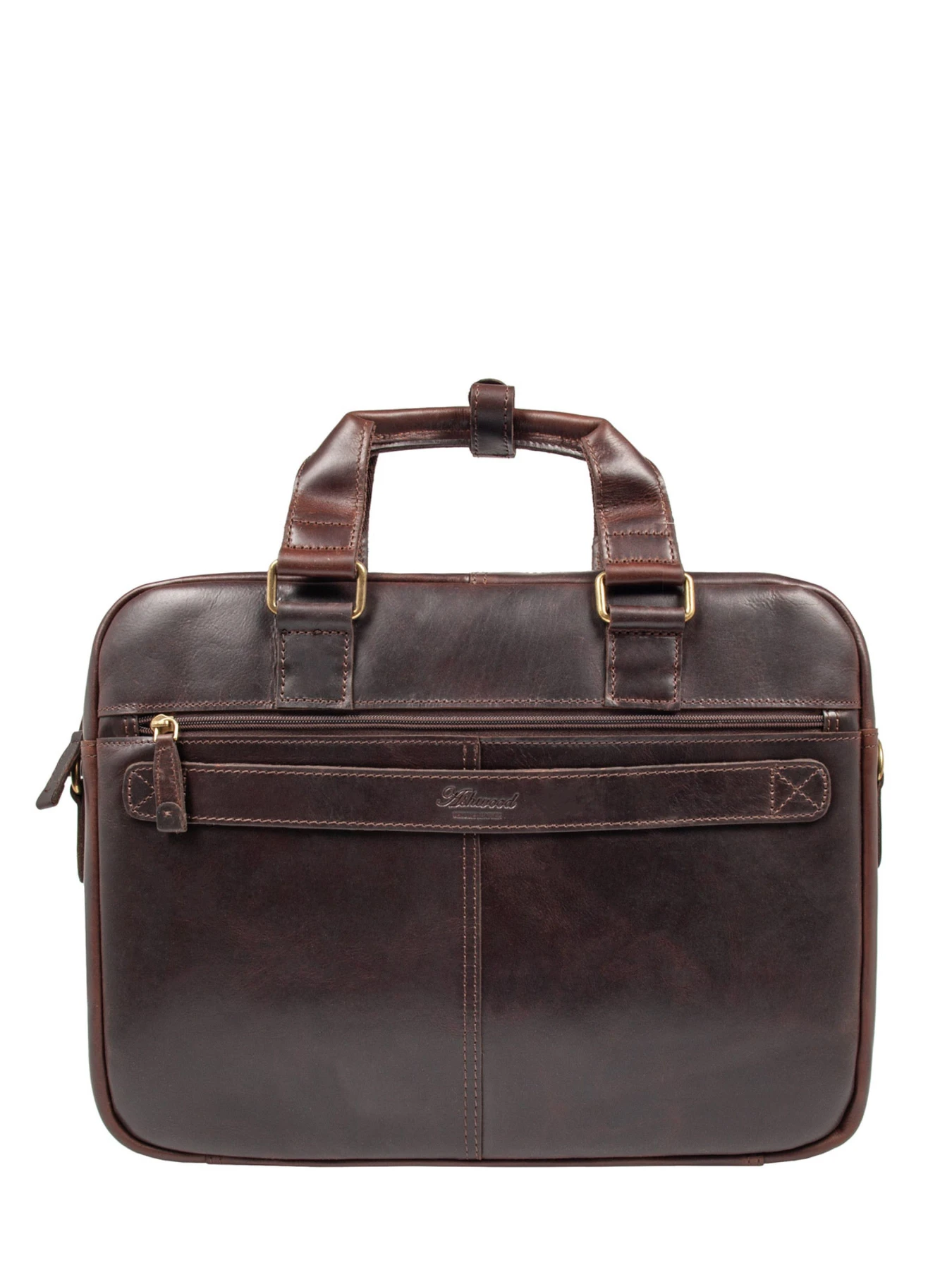 Сумки Ashwood Leather модель 8143 BROWN Сумки Ashwood Leather модель 8143 BROWN Фото