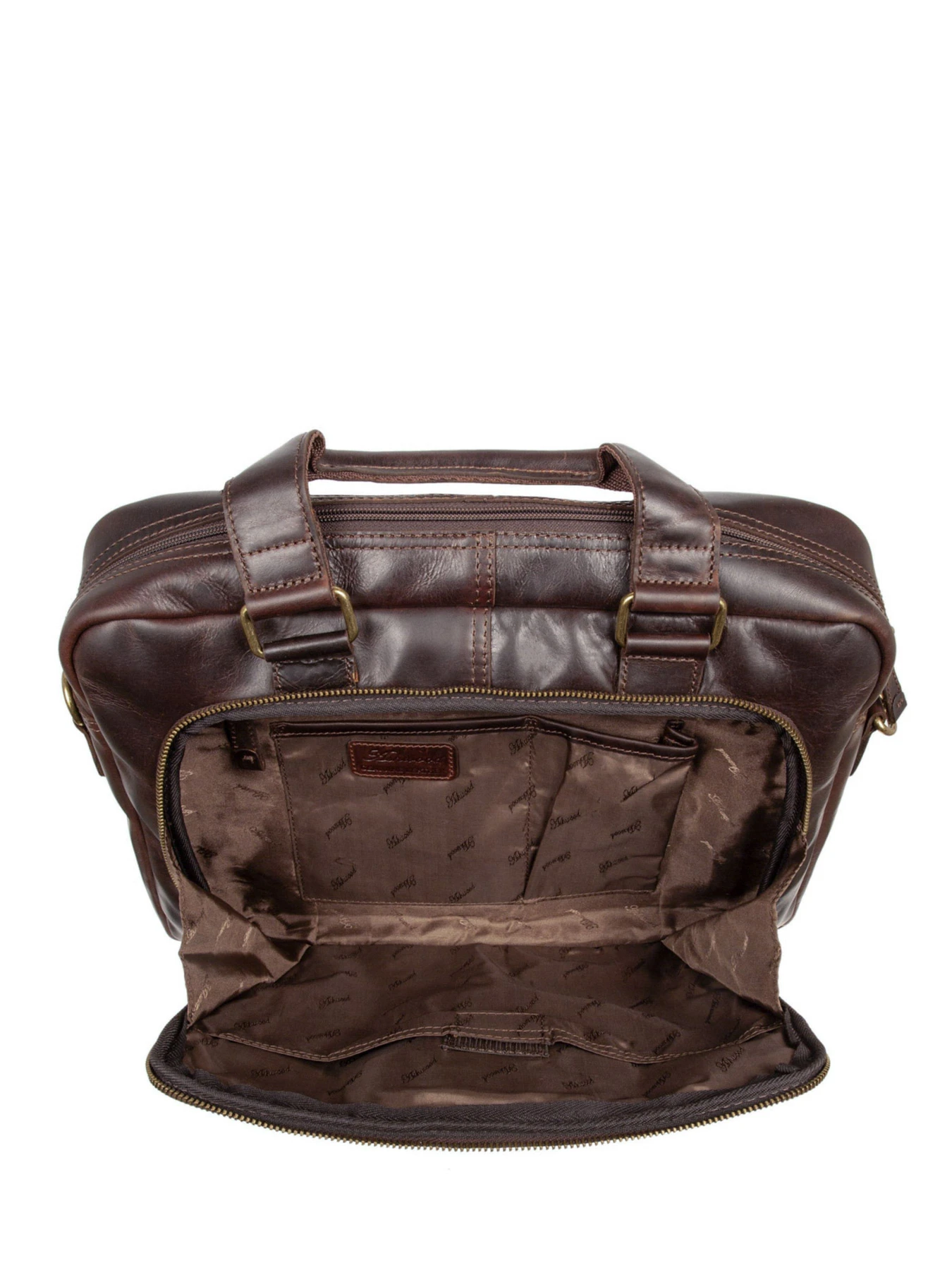 Сумки Ashwood Leather модель 8143 BROWN Сумки Ashwood Leather модель 8143 BROWN Фото