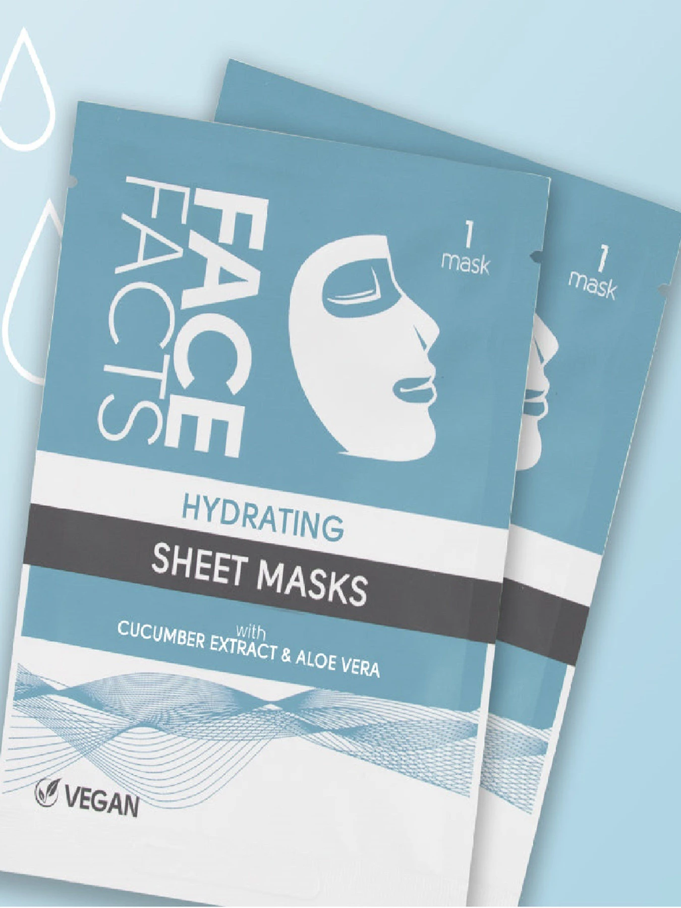 Маска тканевая для лица Face Facts Hydrating 0.25 г х 2 шт Face Facts модель 5031413914344 Маска тканевая для лица Face Facts Hydrating 0.25 г х 2 шт Face Facts модель 5031413914344 Фото