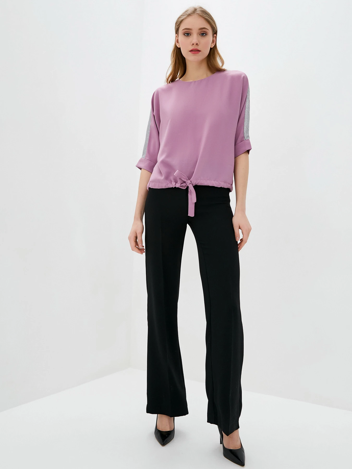 Сорочки ISSA Plus модель SA-39_lilac Сорочки ISSA Plus модель SA-39_lilac Фото