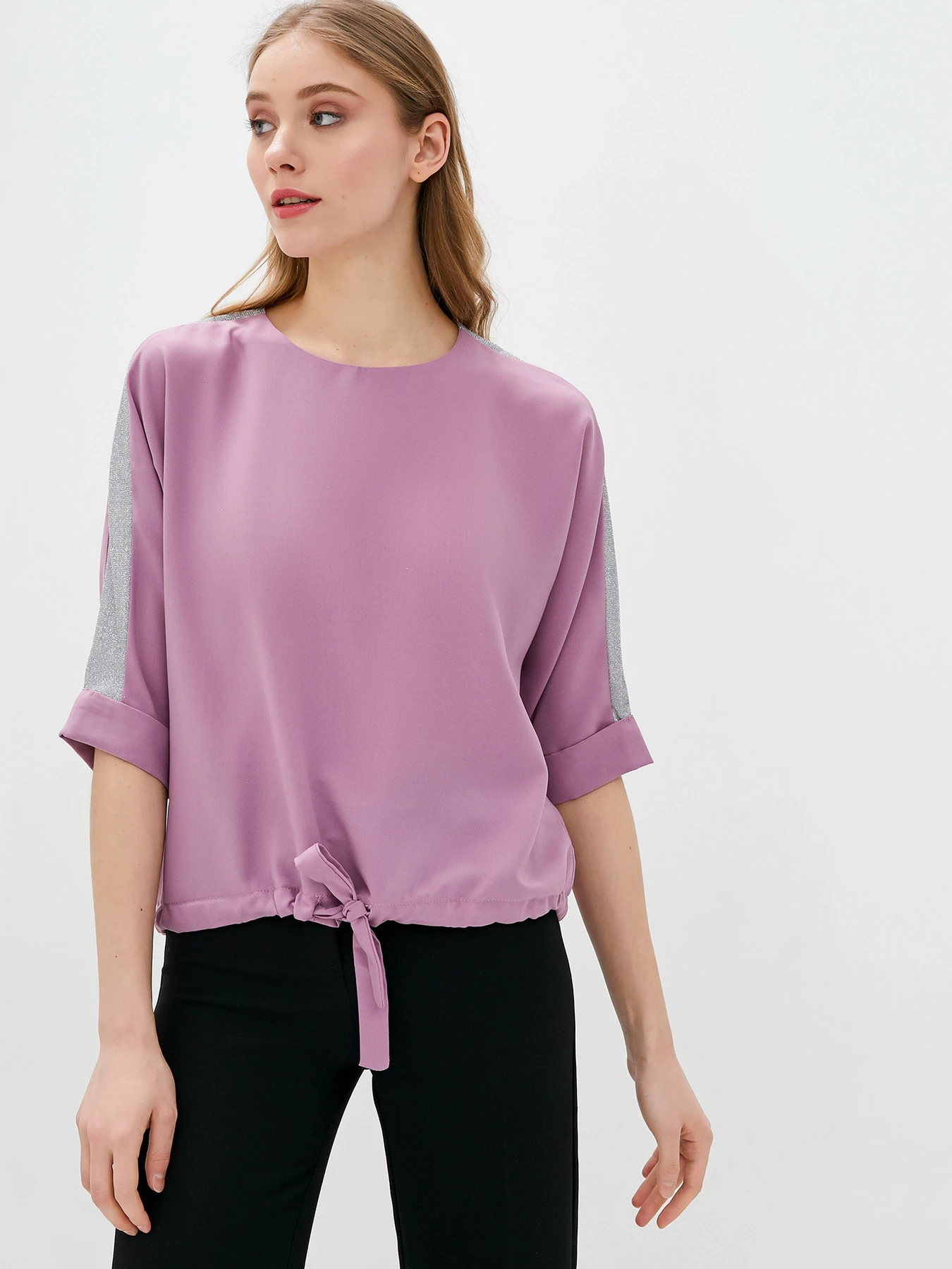 Сорочки ISSA Plus модель SA-39_lilac Сорочки ISSA Plus модель SA-39_lilac Фото