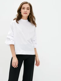 Сорочки ISSA Plus модель SA-21_white Фото