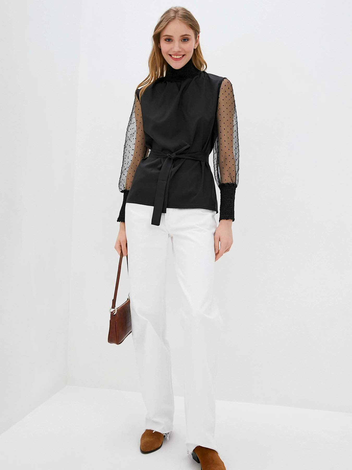Сорочки ISSA Plus модель SA-105_black Сорочки ISSA Plus модель SA-105_black Фото