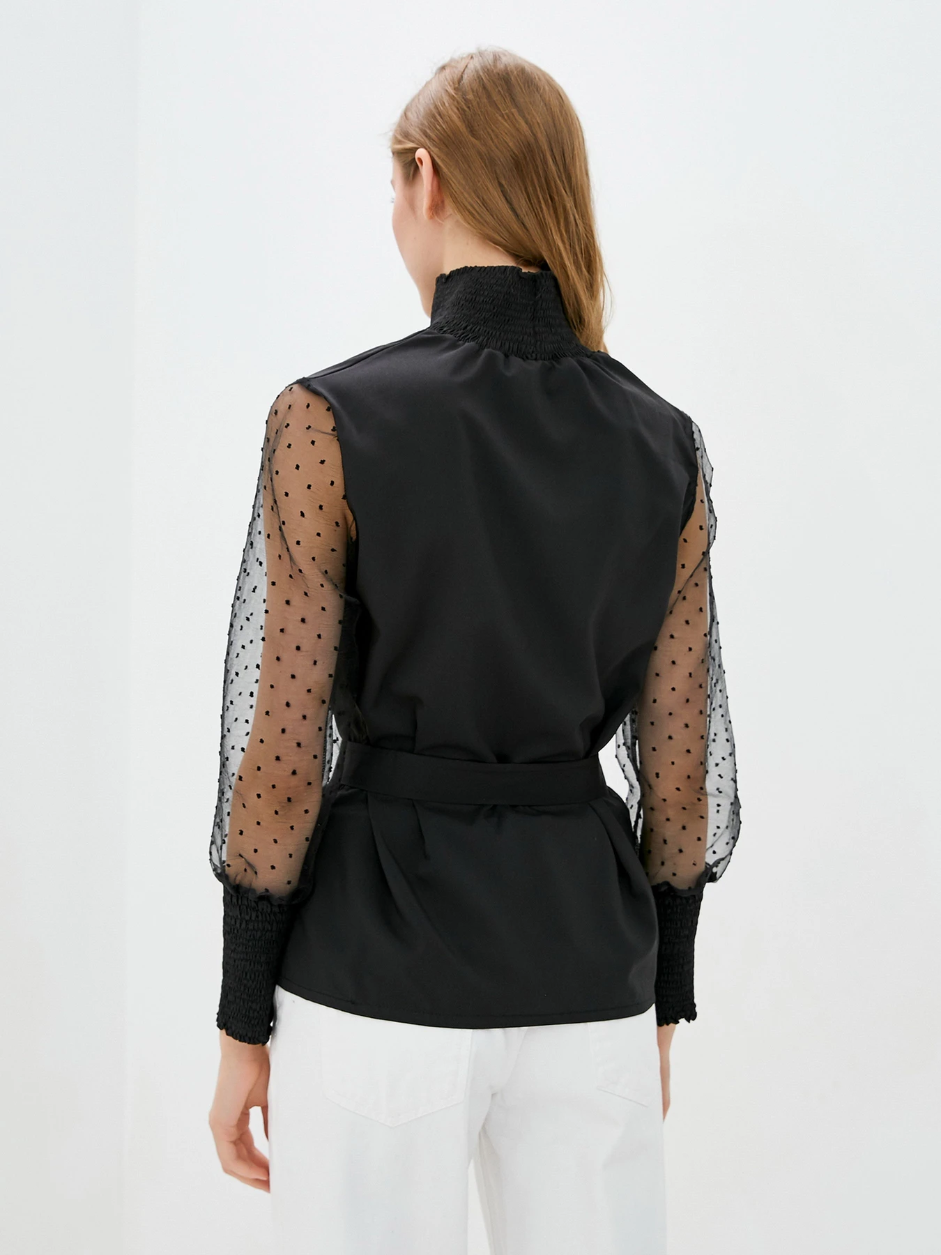Сорочки ISSA Plus модель SA-105_black Сорочки ISSA Plus модель SA-105_black Фото