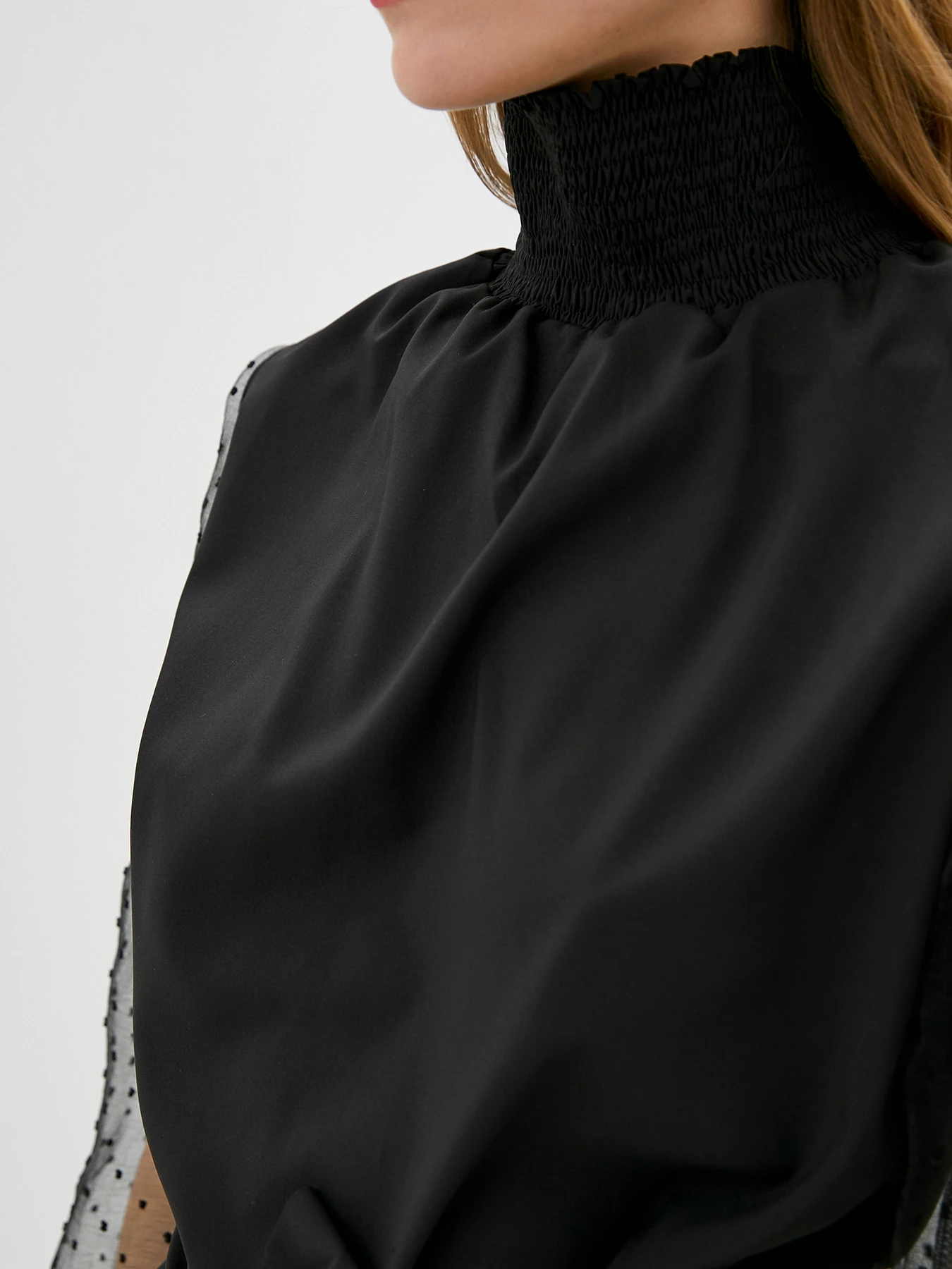 Сорочки ISSA Plus модель SA-105_black Сорочки ISSA Plus модель SA-105_black Фото