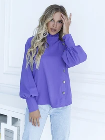 Сорочки ISSA Plus модель SA-10_purple Фото