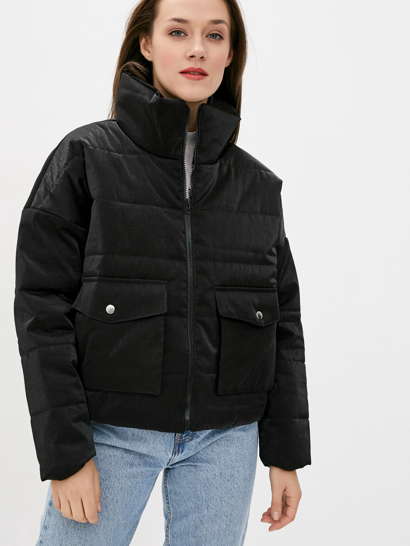 Куртки та дублянки ISSA Plus модель SA-309_black Фото
