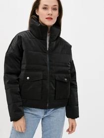 Куртки та дублянки ISSA Plus модель SA-309_black Фото