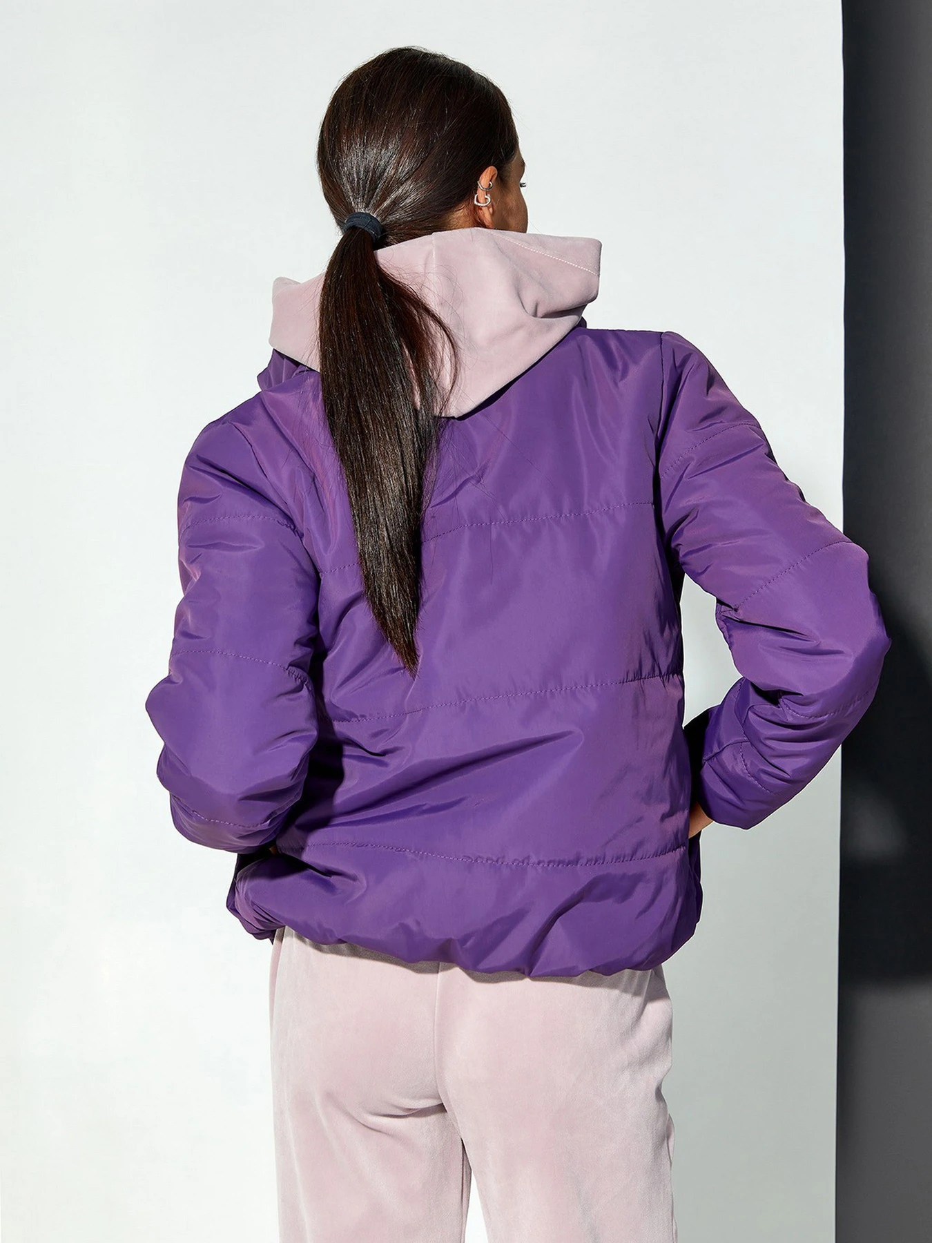 Куртки та дублянки ISSA Plus модель SA-308_purple Куртки та дублянки ISSA Plus модель SA-308_purple Фото