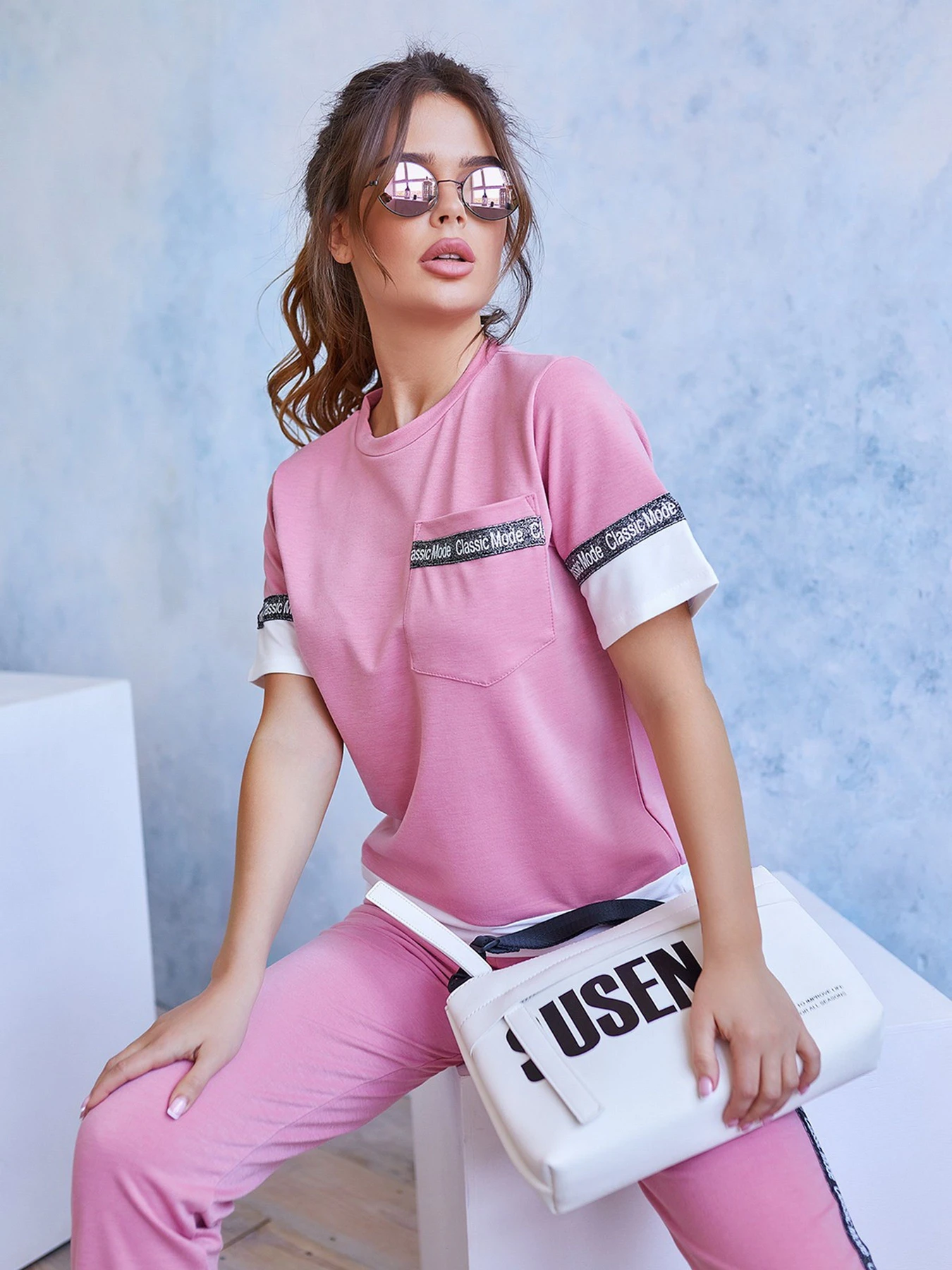 Костюмы ISSA Plus модель 11960_pink Костюмы ISSA Plus модель 11960_pink Фото