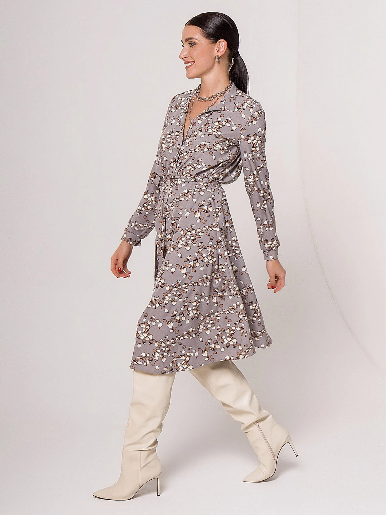 Сукні ISSA Plus модель 13134_grey Фото