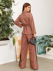 Костюми ISSA Plus модель 12852_brown Фото