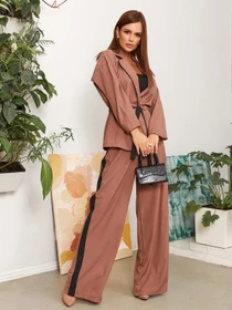 Костюми ISSA Plus модель 12852_brown Фото