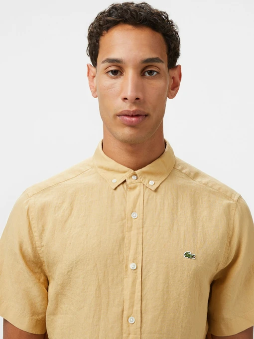 Лляна Чоловіча Сорочка повсякденна Lacoste фото 2