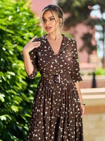 Платья ISSA Plus модель 15751_мультиколор Фото
