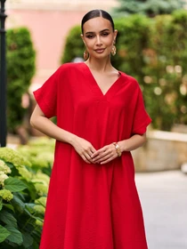Платья ISSA Plus модель 15780_красный Фото
