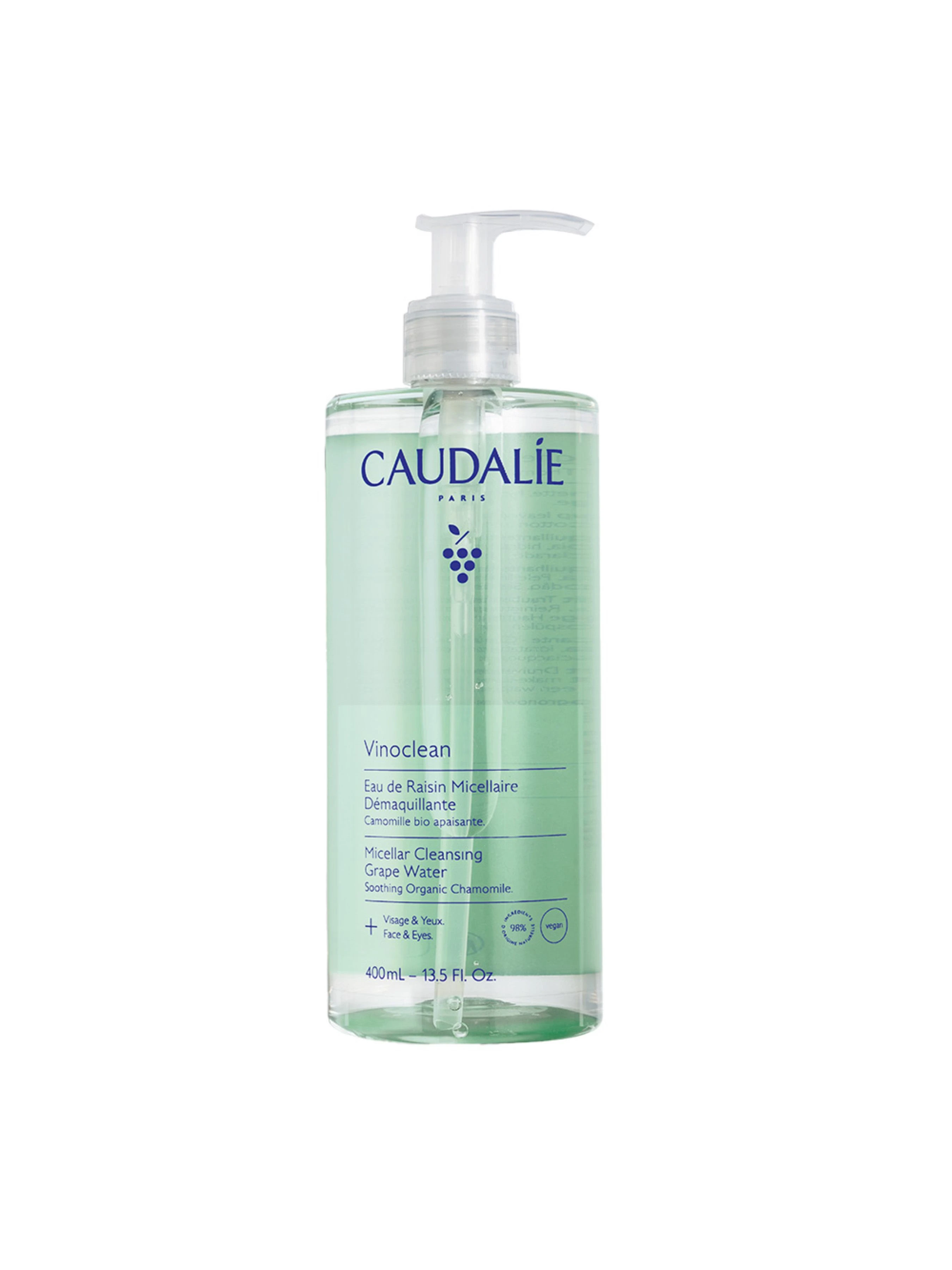 Vinoclean Міцелярна виноградна вода, 400 мл CAUDALIE