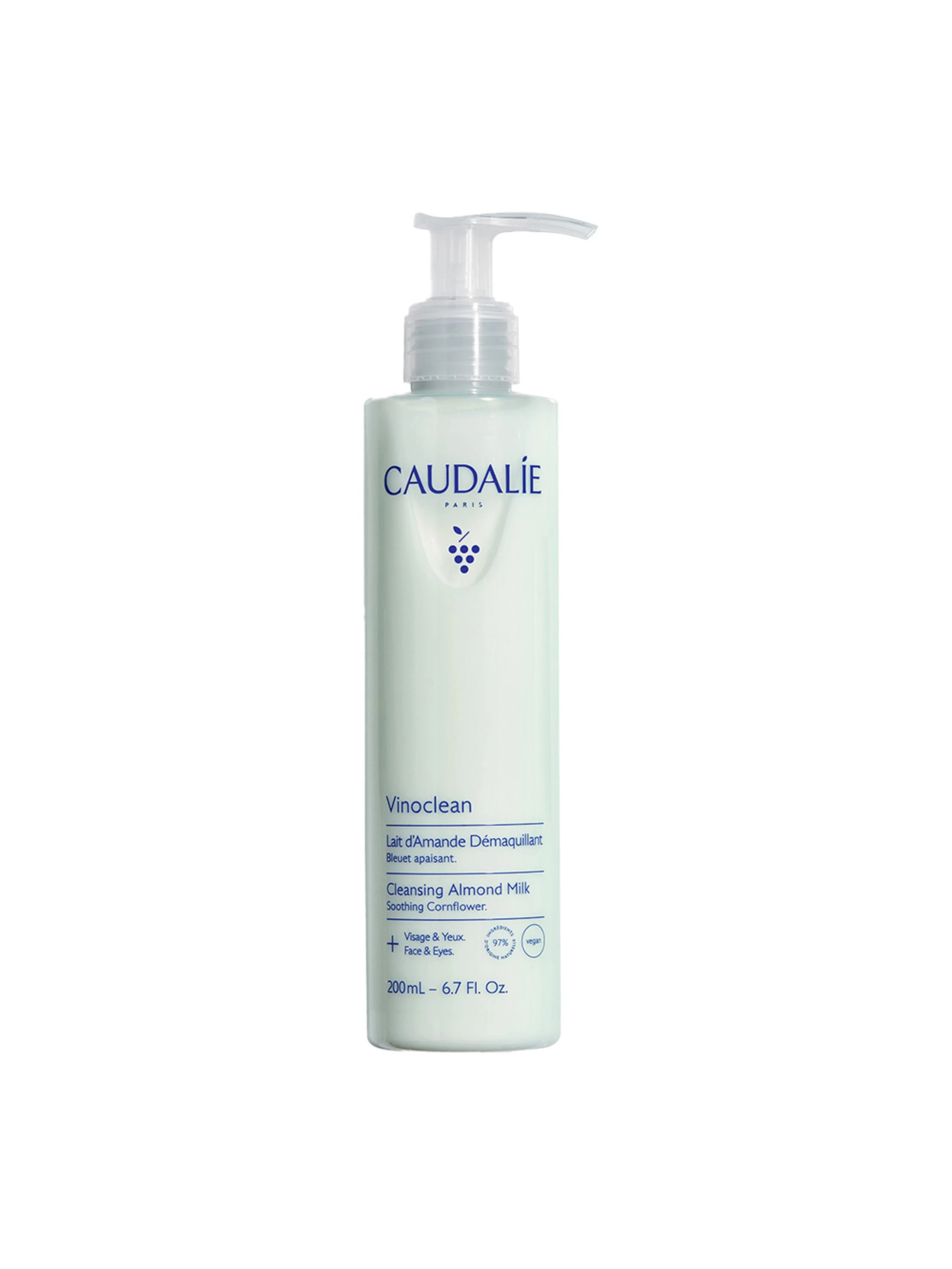 Vinoclean Мигдалеве Молочко для зняття макіяжу, 200 мл CAUDALIE