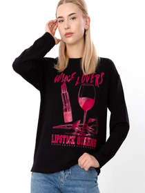 Светри та кардигани Носи своє модель 3423-036-33-chornij-wine-lovers Фото