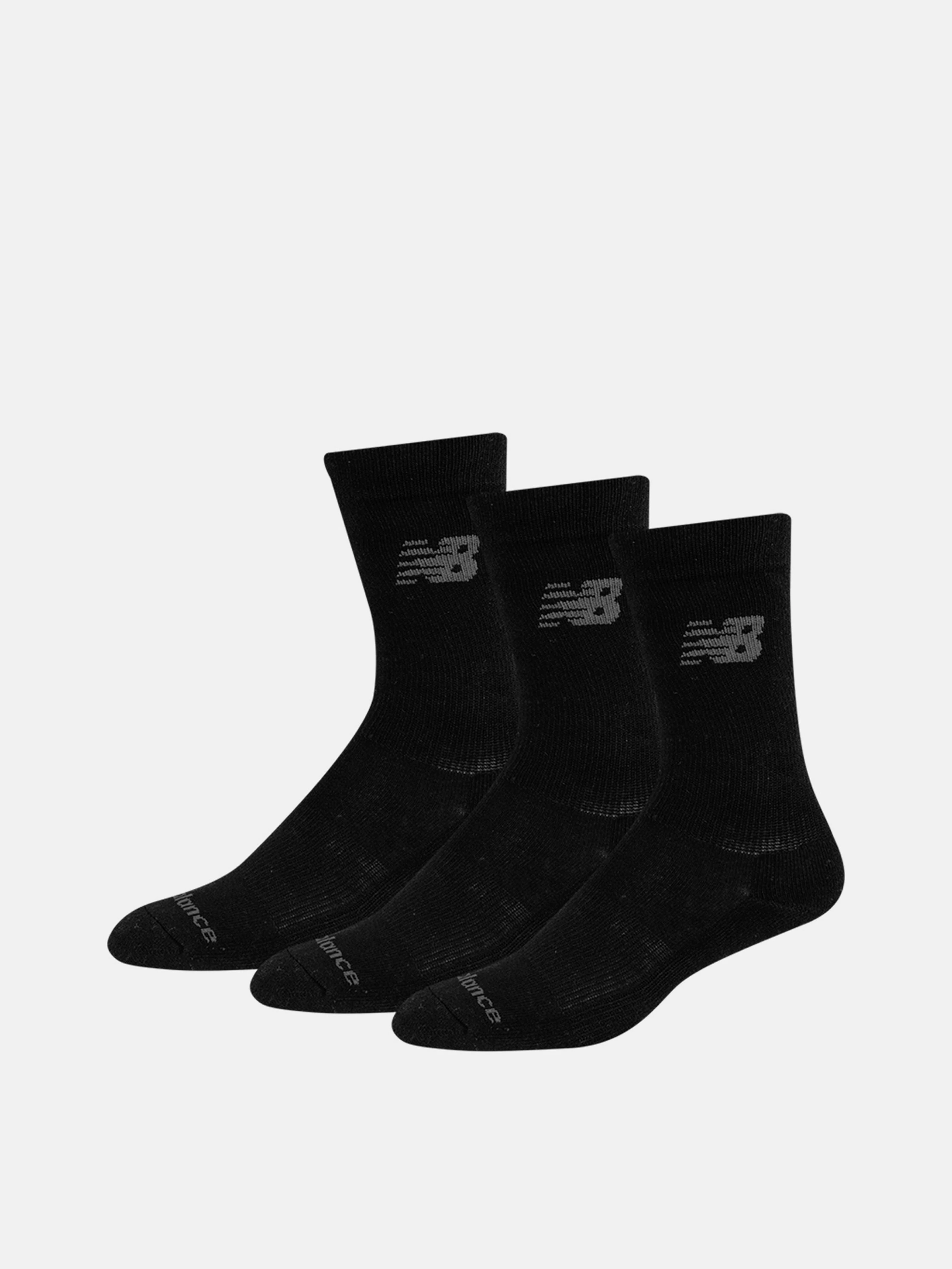 New Balance PERFORMANCE COTTON CUSHIONED CREW Набір шкарпеток колір чорний