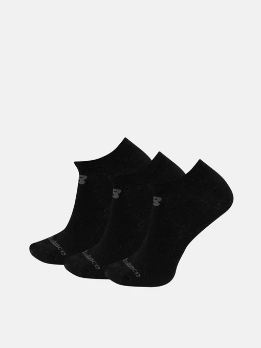 New Balance Prf Cotton Flat Knit No Show Набір шкарпеток колір чорний