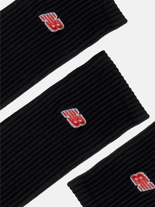 New Balance Patch Logo Crew колір чорний фото 2