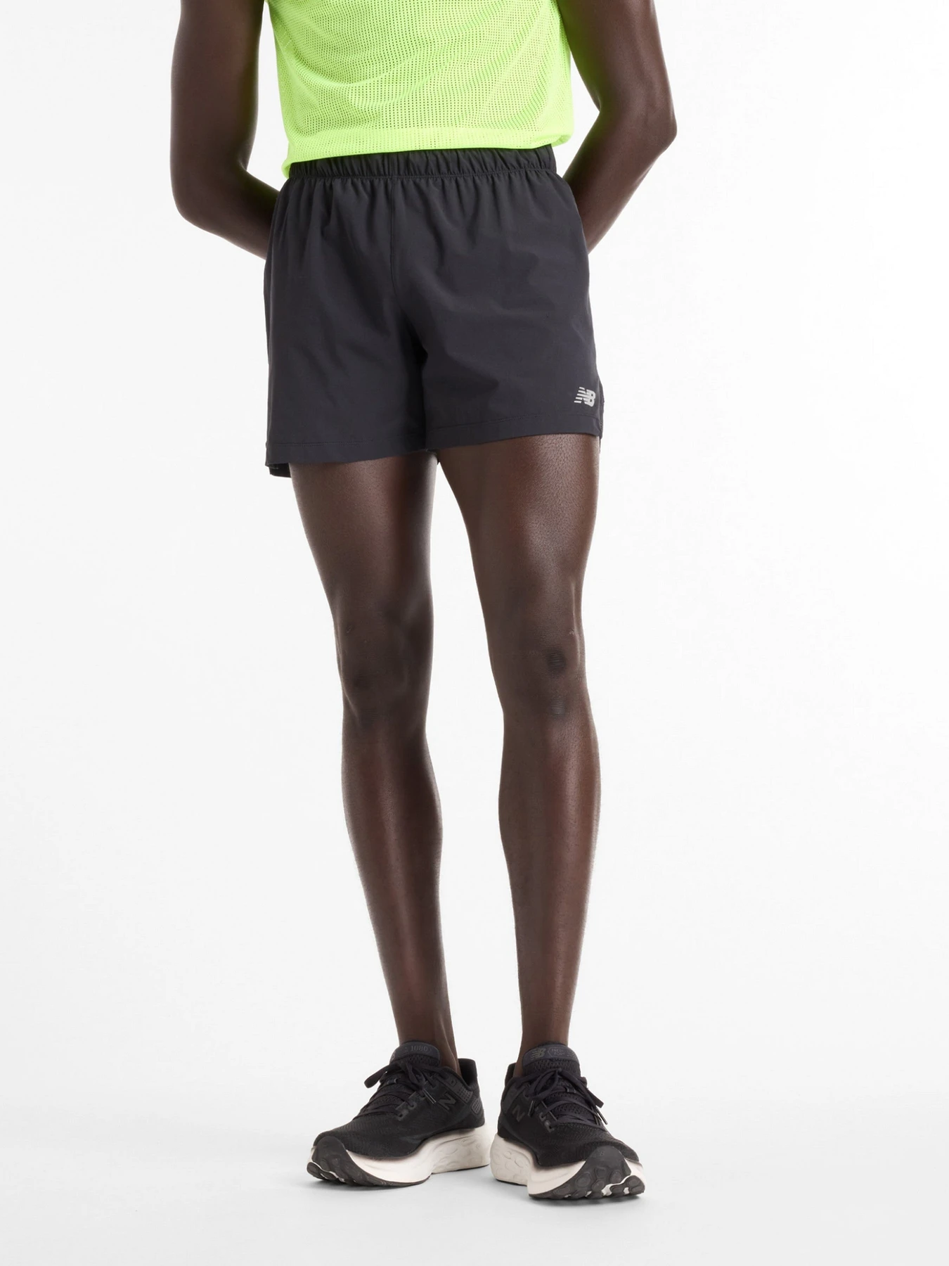 Шорты New Balance модель MS41286BK Шорты New Balance модель MS41286BK Фото