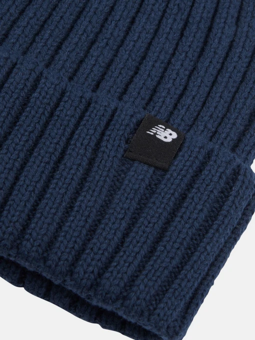 New Balance Tab Beanie Шапка колір синій фото 3