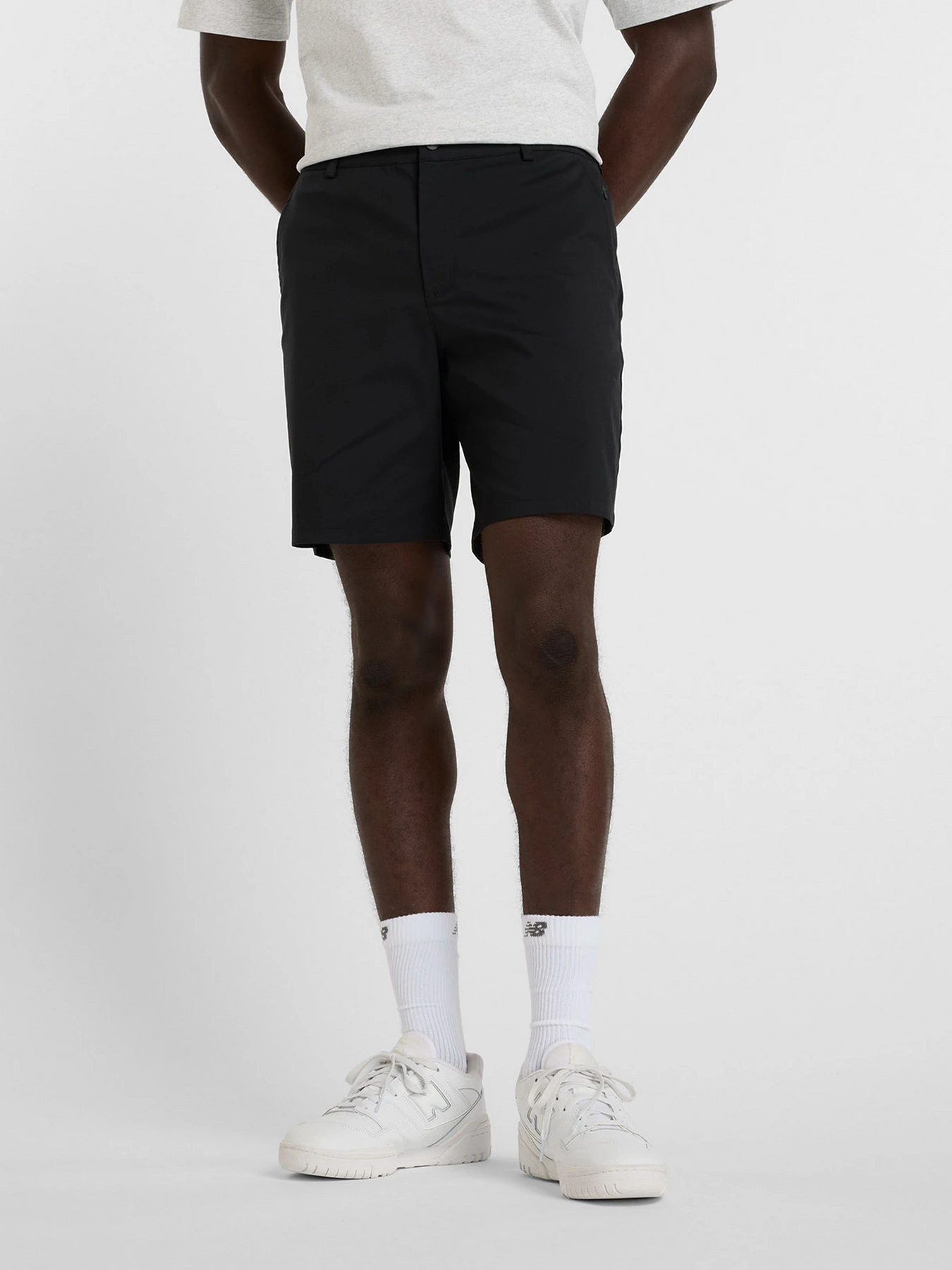 Шорты New Balance модель MS51583BK Шорты New Balance модель MS51583BK Фото
