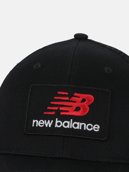New Balance Кепка колір чорний фото 3