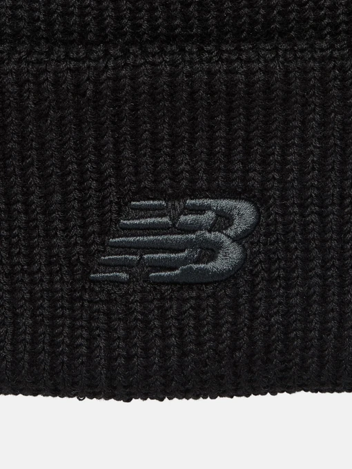 New Balance Шапка колір чорний фото 3