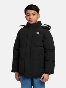 Куртки та дублянки New Balance WADDED PUFFA COAT модель LAKB0287BK Фото